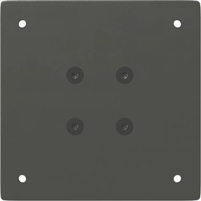 vidaXL Πόδια Τραπεζιού Μπαρ 4 τεμ. Ανθρακί 100-102 εκ. Ατσάλι