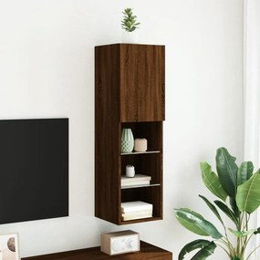 vidaXL Σετ επίπλου τηλεόρασης Medium Brown Oak