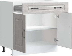 vidaXL ντουλάπι βάσης κουζίνας Kalmar Γκρι sonoma Επεξεργασμένο Ξύλο