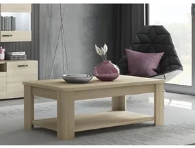 Savvidis Furniture Τραπεζάκι Σαλονιού Με Ράφι 120x60 No10 Λάττε Μελαμίνη BEST-8080248