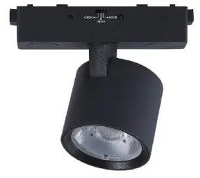 Μαγνητικό Σποτ Ράγας Ultra Thin LED 7W 3CCT Φ5cm InLight-TMU0100-Black-Μαύρο TMU0100-Black