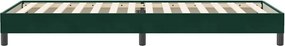 vidaXL Box Spring κρεβάτι χωρίς στρώμα σκούρο πράσινο 90x220 cm