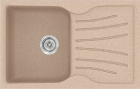 Sanitec Classic 327 (78×50) - Γρανιτένιος νεροχύτης - Granite SAND