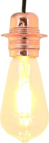 vidaXL Λαμπτήρες 2 τεμάχια Rose Gold E27