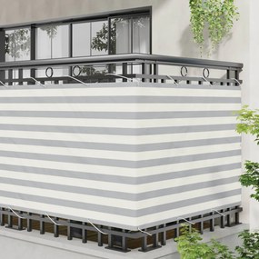 vidaXL Οθόνη Μπαλκονιού 120 x 700 cm Ύφασμα Όξφορντ Ορθογώνιος
