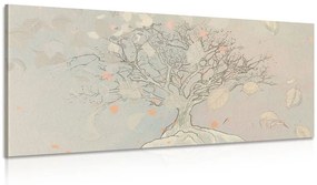Εικόνα σχέδιο ενός φθηνοπωρινού δέντρου - 100x50