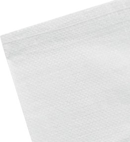 vidaXL Υφασμάτινοι σακίδες 50 τεμ. Λευκό 80 x 125 cm PP