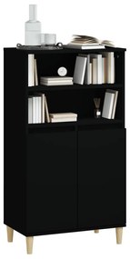 vidaXL Ντουλάπι Μαύρο 60 x 36 x 110 εκ. από Επεξεργασμένο Ξύλο