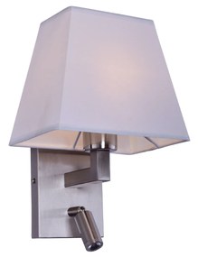 Φωτιστικό Τοίχου - Απλίκα SE 123-2A SARA WALL LAMP NICKEL MAT Α3
