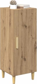 vidaXL Πλαϊνό γραφείο Επιτοίχιο Artisan Oak 34,5 x 34 x 90 εκ.