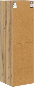vidaXL Κρεμαστό ντουλάπι με αποθήκευση Artisan Oak 30 x 29,5 x 100 εκ.