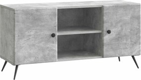 vidaXL Ντουλάπι TV 102 x 34,5 x 50 cm Γκρι Σκυροδέματος