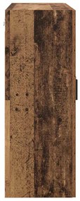 vidaXL Επιτοίχιο ντουλάπι Καφέ 69.5 x 34 x 90 εκ. Επεξεργασμένο ξύλο