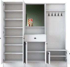 Έπιπλο Εισόδου Λευκό M2 179,4x37,3x182,8