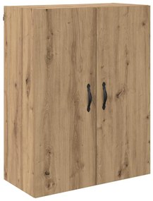 vidaXL Highboard 2 pcs Artisan Oak Μηχανική ξυλεία και γυαλί