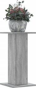 vidaXL Βάσεις Φυτών 2 Τεμ. Γκρι Sonoma 30x30x60 εκ. Επεξεργασμένο Ξύλο