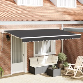 vidaXL Σκηνίτσα Αναδιπλούμενη Ανθρακί 400 x 200 cm