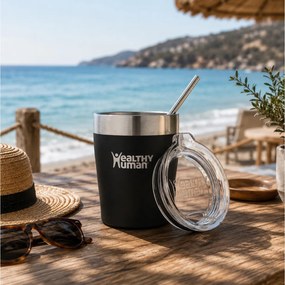 Ποτήρι Θερμός Healthy Human - 354ml - Μαύρο