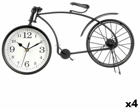 Bordklokke Gift Decor Μαύρο Ποδήλατο (4 Μονάδες)