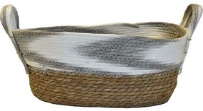 Καλάθι Ριγέ 00.06.67320 40x30x18cm Natural-Grey Mat