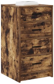 vidaXL Σιρταριέρα Καπνιστού Δρυ 40x41x75 εκ. Σχηματισμένου Ξύλου