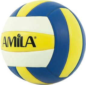 Amila Μπαλα Volley #5  Κολλητη Pvc 2Mm Τριχρωμη  ΚΙΤΡΙΝΟ (41637)