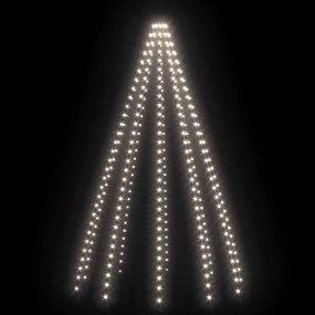 Χριστουγεννιάτικα Λαμπάκια Χταπόδι 250 LED Ψυχρό Λευκό 250 εκ. - Λευκό