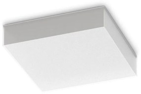 Φωτιστικό Οροφής - Πλαφονιέρα Snow 326245 4000K 2350lm 25x25x5,5cm White Ideal Lux