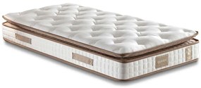Στρώμα Queen 480NRN1263 90x200cm Multi Spring White-Brown Μονό