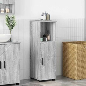 vidaXL Ντουλάπι Μπάνιου Γκρι sonoma 30 x 35 x 95 εκ Επεξεργασμένο ξύλο