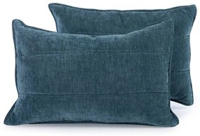 Ζεύγος Μαξιλαροθήκες Καπιτονέ (52x72) Nef-Nef Homeware Premium Paradise Green