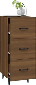 vidaXL Ντουλάπι Καφέ Δρυς 34,5 x 34 x 90 εκ. Επεξεργασμένο Ξύλο