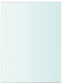 Ράφια Πάνελ 2 τεμ. Διάφανα 20 x 15 εκ. Γυάλινα - Διαφανές
