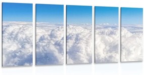 Εικόνα 5 μερών πάνω από τα σύννεφα