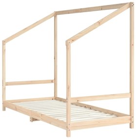 vidaXL Πλαίσιο Παιδικού Κρεβατιού 2x(90x200) εκ. από Μασίφ Ξύλο Πεύκου