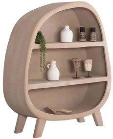 Ραφιέρα Δαπέδου Santorini HM18060.02 120x38x133cm Light Brown