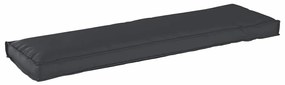 vidaXL Μαξιλάρι παλέτας για πάγκο Μαύρο 140 x 40 x 8 εκ. Ύφασμα Oxford