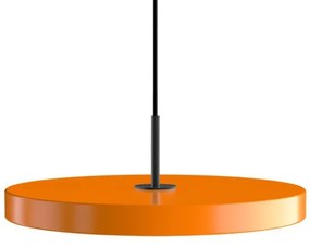 Κρεμαστό Φωτιστικό Οροφής LED 16W Φ43cm Μαύρο Φινίρισμα Asteria Umage 2423C4173 Πορτοκαλί