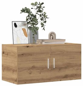 Ντουλάπι Τοίχου Αρτισιανή Δρυς 80x39x40 εκ. Επεξεργασμένο Ξύλο