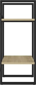 vidaXL Βιβλιοθήκη με 2 Ράφια Sonoma Δρυς 40 x 30 x 70 εκ. Επεξ. Ξύλο