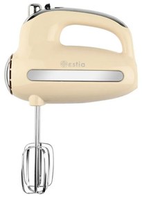 Μίξερ Χειρός Retro Epoque 06-26387 300w 5 Ταχυτήτων Cream Estia Ανοξείδωτο Ατσάλι