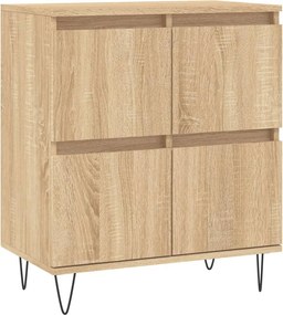 vidaXL Συρταριέρα Sonoma Δρυς 60x35x70 εκ. Επεξεργασμένο Ξύλο
