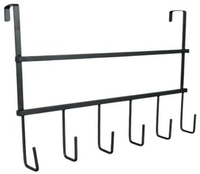 Μεταλλική κρεμάστρα πόρτας 6 θέσεων - 57909