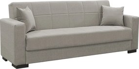 Σετ σαλονιού 2τεμ Vox pakoworld ύφασμα σε ανοιχτή γκρι απόχρωση