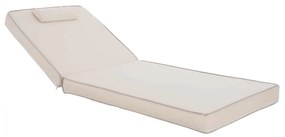 ΜΑΞΙΛΑΡΙ ΞΑΠΛΩΣΤΡΑΣ TEXTILENE 600gr/m2 2X1 SIFNOS ΜΠΕΖ HM11237.60T 194x70x11εκ.