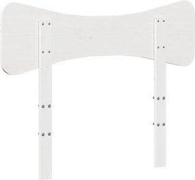 vidaXL Κεφαλάρι Λευκό 100 εκ. από Μασίφ Ξύλο Πεύκου