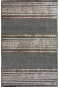 Χαλί VAKUUM GREY Γκρι Σετ Κρεβατοκάμαρας (67 x 140 (2) + 67 x 230 εκ.) MADI