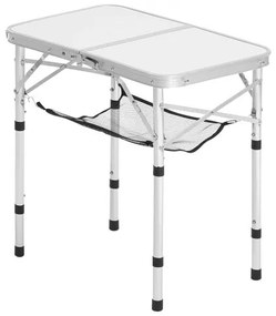 VEVOR 60cm Folding Portable Camping Table Aluminum Picnic Table Indoor Outdoor
