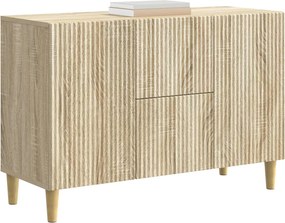 vidaXL Πλαϊνό γραφείο Sonoma Δρυς 89 x 34,5 x 60 εκ.