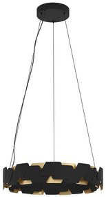 Φωτιστικό Οροφής Altagracia 390031 Φ61,5x150cm Dim Led 8400lm 35W 3000K Black-Gold Eglo Steel